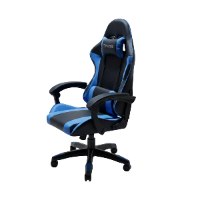 כיסא גיימינג כחול-שחור 77x49x112-122