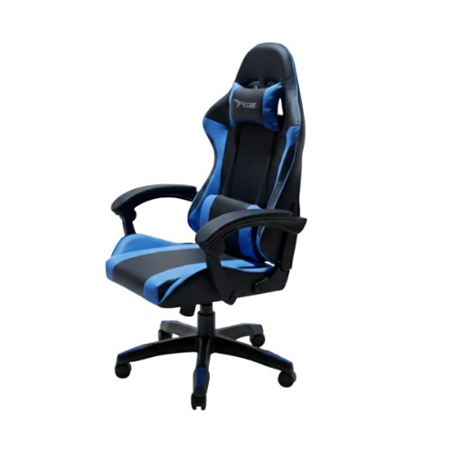 כיסא גיימינג כחול-שחור 77x49x112-122