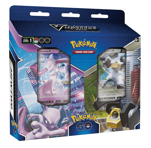 Pokemon TCG: Pokemon GO V Battle Decks Mewtwo&Melme קלפי פוקימון גו TCG מקוריים מארז באטל דק