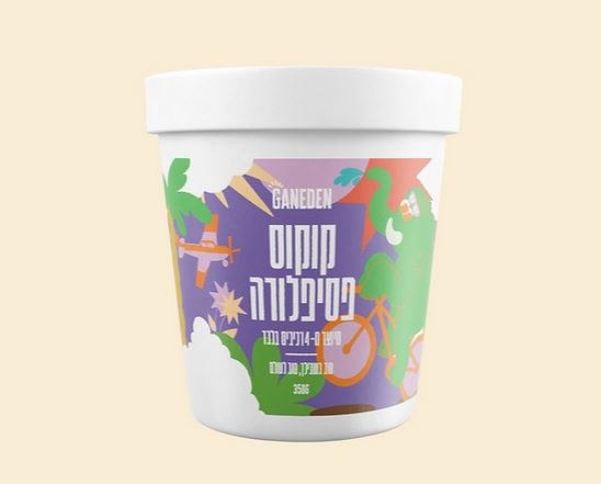 גלידת קוקוס ופסיפלורה קרמי וחמוץ, מרענן ומלטף – גן עדן