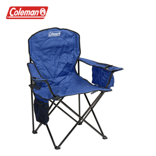 כסא QUAD כחול עם צידנית מבית קולמן Coleman | מקט 2000035685 |קפיץ קפוץ