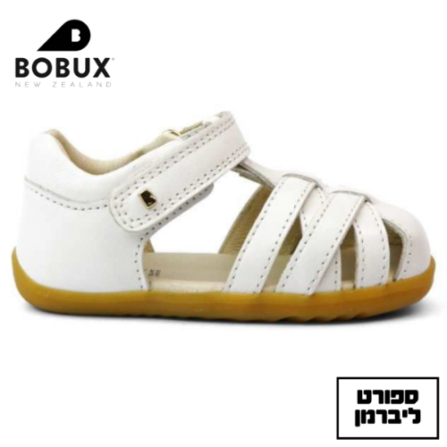 BOBUX | בובוקס - נעלי צעד ראשון 731106 Cross Jump בובוקס לבן