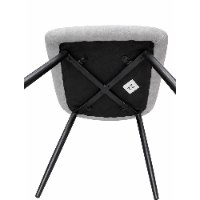 רביעיית כיסאות מרופדים בצבע שחור דגם  VINO black