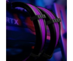 כבלים מאריכים Antec Sleeved extension Cable Kit Purple/Black