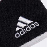 אדידס - זוג מגיני זיעה שחור - Adidas
