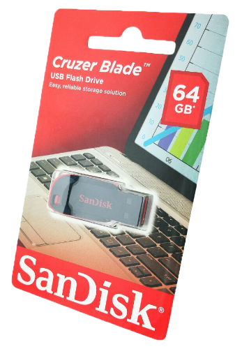 דיסק און קי Sandisk 64GB – אחסון נייד, מהיר ובטוח