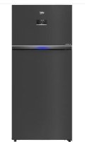 מקרר מקפיא עליון 630 ליטר דגם BEKO RDNE6543XR נירוסטה מושחרת