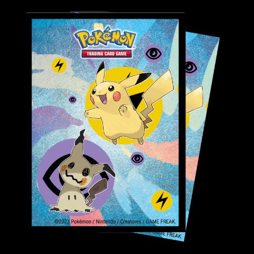 אולטרה פרו 65 יח' סליבים בעיצוב פיקאצ'ו ומימיקיו Ultra Pro Pokémon Pikachu & Mimikyu Sleeves