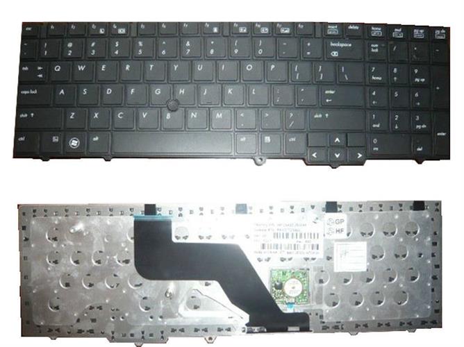 מקלדת למחשב נייד HP EliteBook 8540p 8540w Keyboard include tracking mouse 595790-001