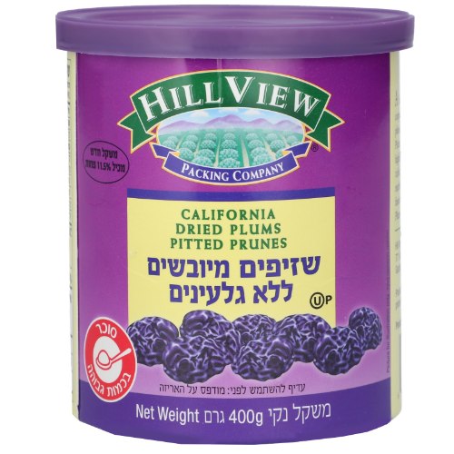 שזיפים מגולענים 400 גרם - Hill View