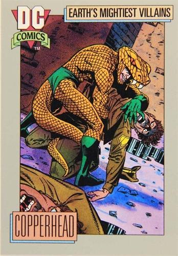 קלף בודד די.סי קומיקס DC Comics - Copperhead's Venomous Fangs - Earth's Mightiest Villains - 88