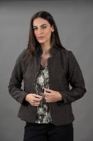 מעיל ג'ורדי חום זית כהה