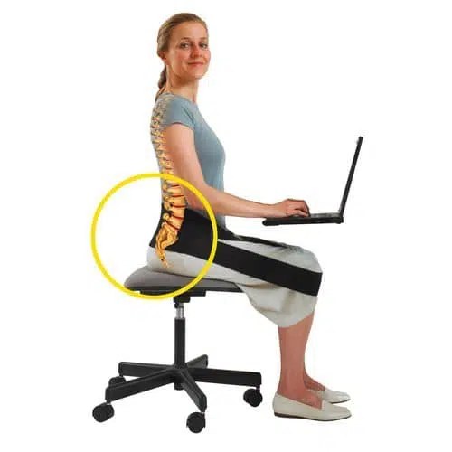 רצועת תמיכה לגב לישיבה ממושכת Nada-Chair BackRX