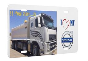 לוחית רישוי מארה"ב עם תמונה אישית