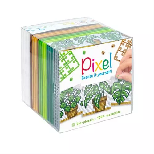 קיט צמחים - 3 תבניות 6/6 ס"מ | פיקסל הובי