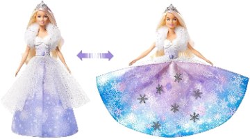 ברבי - דרימטופיה  נסיכה השלג חצאית נפתחת - Barbie™ Dreamtopia
