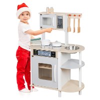 מטבח לילדים מעץ אלירז W10C602 מאת בית העץ