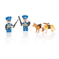 זוג שוטרים וכלבים