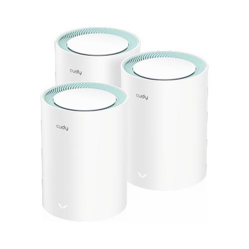 מגביר טווח Cudy M1500 AX1500 MESH WIFI6 System 3 pack