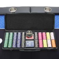 מזוודת פוקר ABS מקצועית 500 ז'יטונים-MONTE CARLO Diamond-HIGH