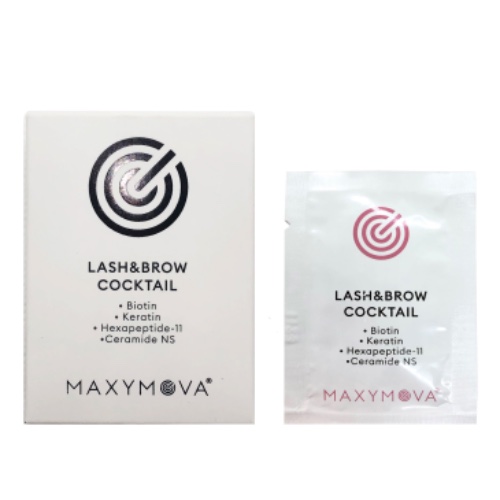 10 שקיות של 1.5 מל- Maxymova lash&brow cocktail