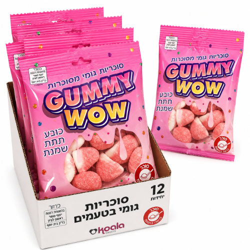 מיני גאמי וואו 75 גר' - כובע תות שמנת