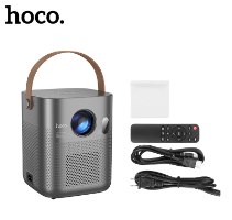 מקרן נייד חכם HOCO DT4 – אנדרואיד מובנה, פוקוס אוטומטי ואיכות HD