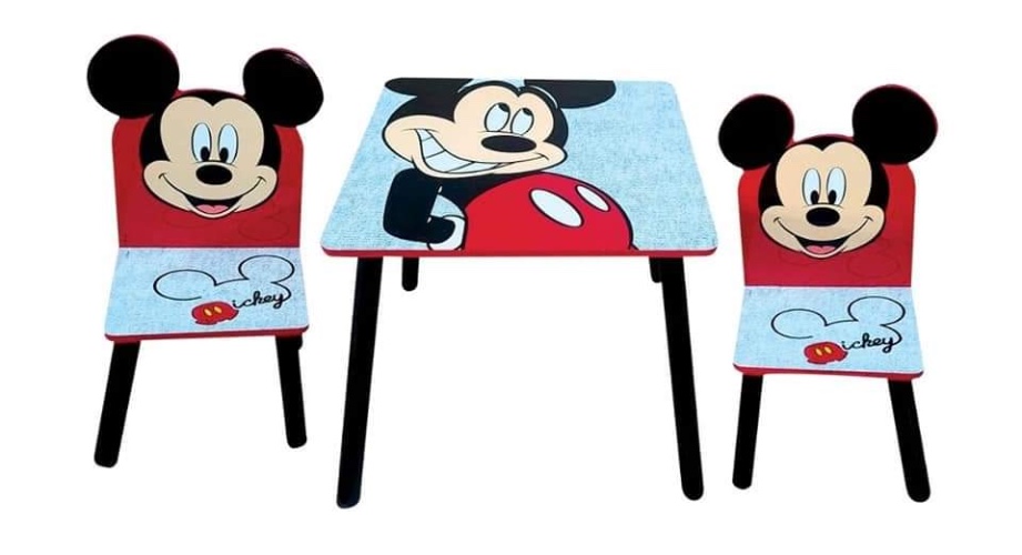 סט שולחן וכיסאות-מיקי מאוס