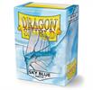 כחול שמיים - סליבים מגנים Dragon Shield Matte לקלפים סטנדרטיים – 100 יחידות | מגוון צבעים לבחירה
