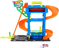 הוט ווילס - מסלול מנהרת שטיפת רכב מסתובבת - HOT WHEELS HTN809564