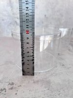 10 יח קריסטל עגול קוטר 14 גובה 9.5 ס"מ