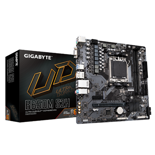 לוח Gigabyte B650M S2H 1.4 AM5 Micro-Atx DDR5 DP HDMI AMD
