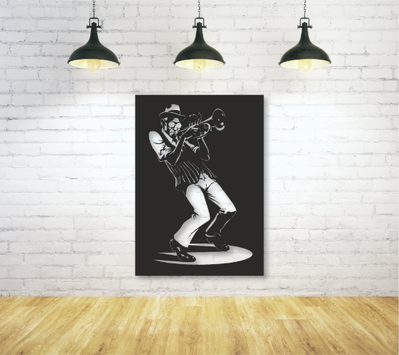 Jazz Man Playing