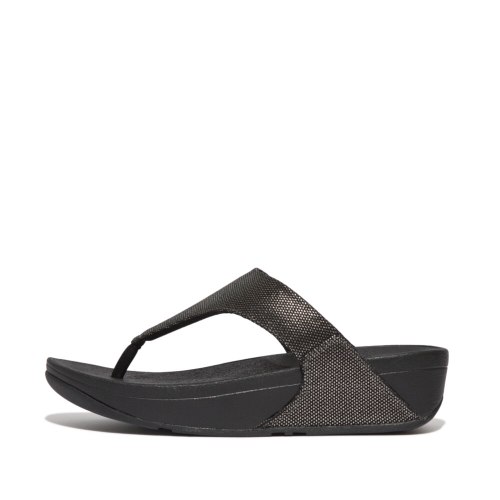 כפכף לולו גליץ שחור פיוטר פיטפלופ FITFLOP