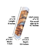 מזוזה שחורה יוקרתית לדלתות מעוצבות – 15 ס"מ