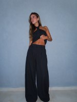 BEST PANTS- BLACK STRIPED
