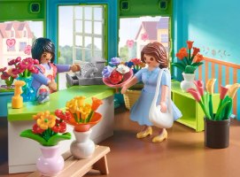 Playmobil - פליימוביל – בית קפה ופרחים - דגם 71807
