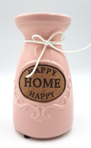 אגרטל וואזה קרמיקה לפרחים Happy Home