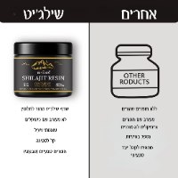 SHILAJIT-תוסף תזונה טהור לאנרגיה מקסימלית