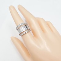 טבעת מכסף משובצת אבני זרקון RG6457 | תכשיטי כסף | טבעות כסף