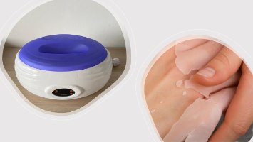 אמבט פרפין דיגיטלי לטיפול בכף יד ובכף רגל + 3 שקיות פרפין