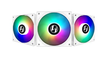 LIAN-LI COOLER 120MM ARGB ST120-3 WHITE - 3 FAN