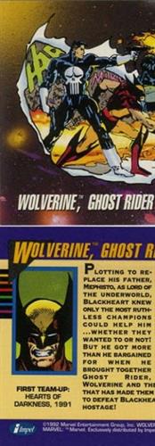 קלף בודד מארוול marvel - wolverine,ghost rider & punisher - Universe Series 3 - 88