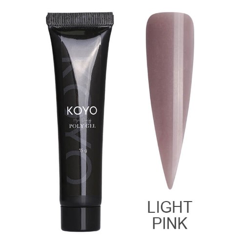 פוליג'ל 15 מ"ל KOYO LIGHT PINK