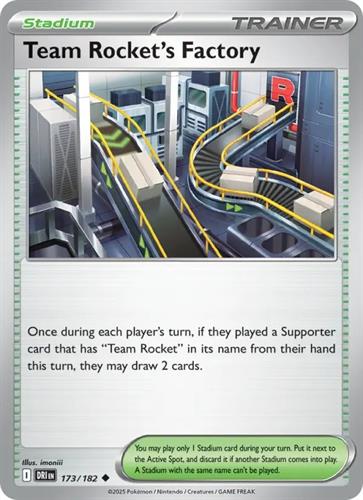 קלף בודד single פוקימון - team rocket's factory - Destined Rivals - 173/182