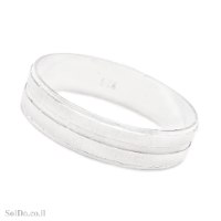טבעת נישואין מכסף RG6229