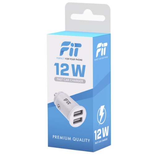 מטען רכב 12W - דגם STCC12W1-DO מבית FiT