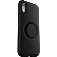 כיסוי ל IPHONE XR מבית OTTERBOX & POPSOCKET דגם SYMMETRY שחור