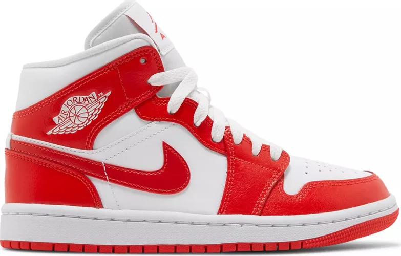 Wmns Air Jordan 1 Mid Habanero Red