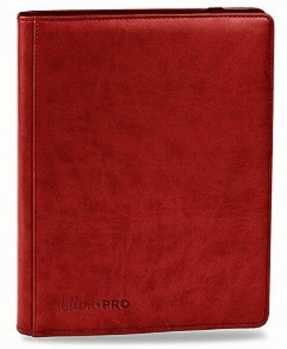 Premium 9-Pocket Red PRO-Binder אלבום פרימיום 9 כיסים אדום לאחסון 360 קלפים